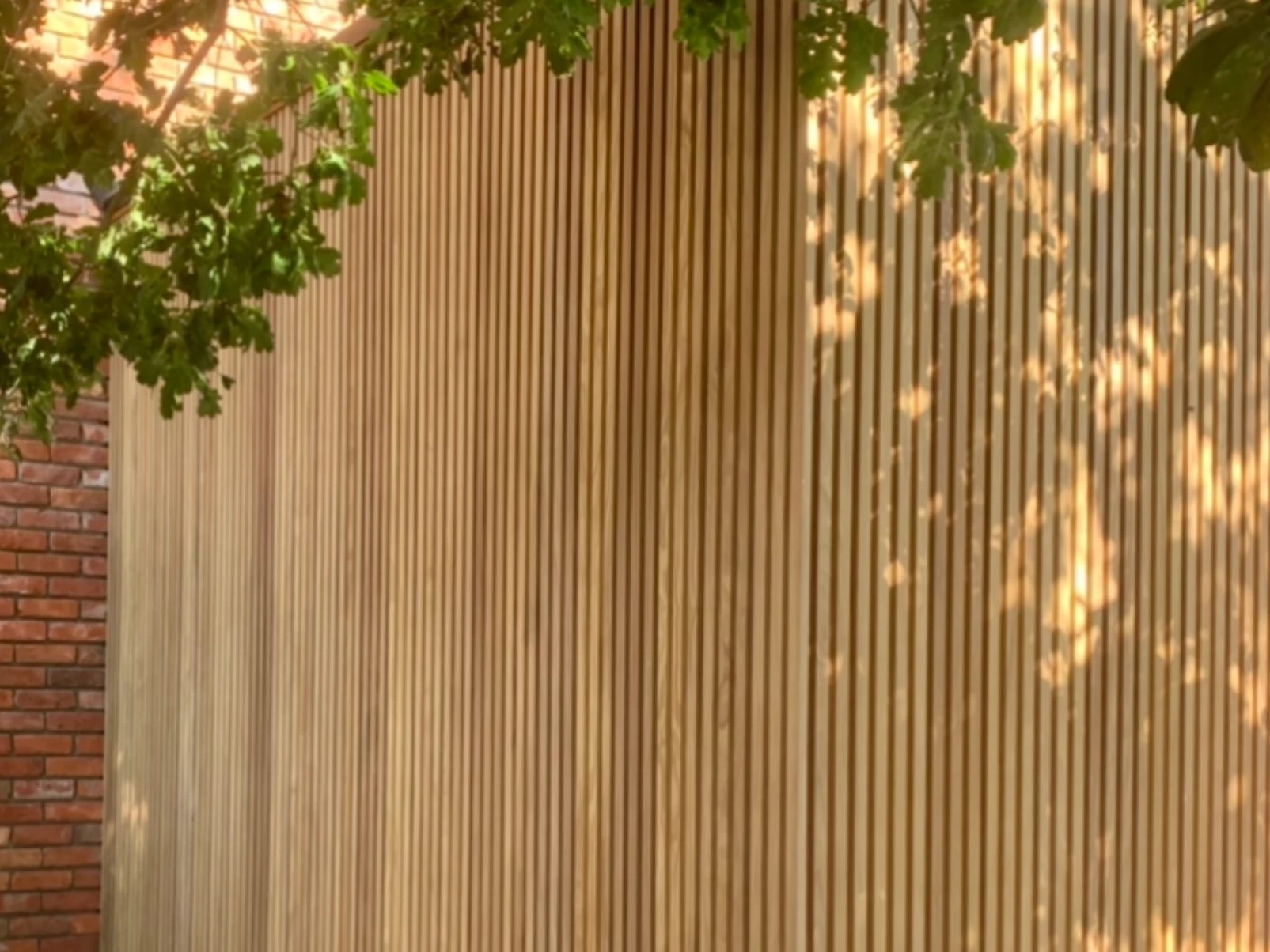 gevelbekleding in hout door Schrijnwerk Pollier